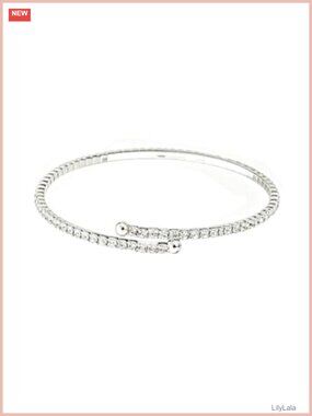 Rhinestone Arm Cuff Upper Arm Bracelet Adjustable Women Jewelry